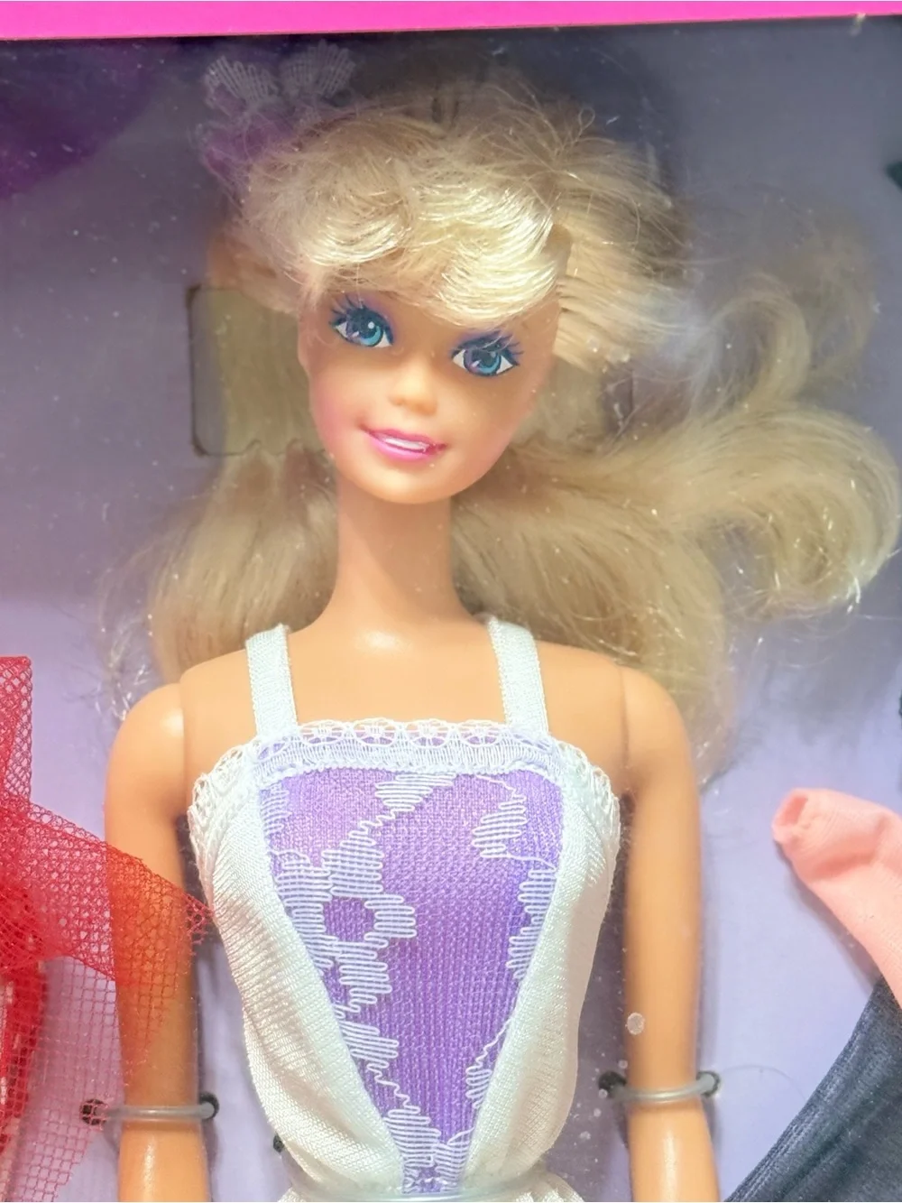 Vintage 1991 Barbie Dream Wardrobe Doll #3331 with 8 Outfits Mattel NEW NIB